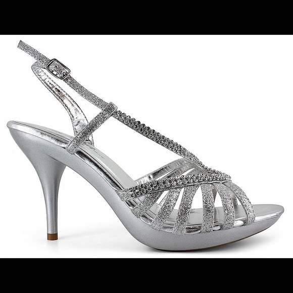 Wild rose silver heels - Picture 2 of 13